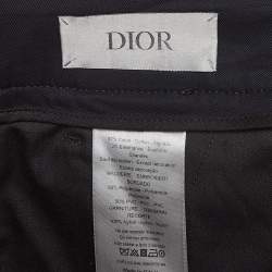 Pre Owned Christian Dior Navy Blue Cotton Cargo Pants XXL