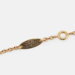 Dior  Rose des Vents Turquoise Diamond 18k Yellow Gold Station Bracelet