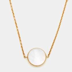 Dior Rose Des Vents Mother of Pearl Diamond 18k Yellow Gold Bracelet