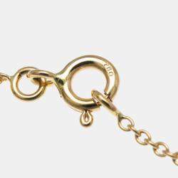 Pre Owned Dior Rose des Vents 18K Rose Gold and Diamond Pendant Necklace