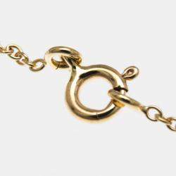 Pre Owned Dior Rose des Vents 18K Rose Gold and Diamond Pendant Necklace