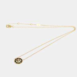 مملوكة مسبقًا Dior Rose des Vents 18K Rose Gold and Diamond Pendant Necklace