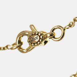 Pre Owned Christian Dior Rose Des Vents 18K Pink Gold Diamond Opal Charm Bracelet