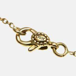 Pre Owned Christian Dior Rose Des Vents 18K Pink Gold Diamond Opal Charm Bracelet