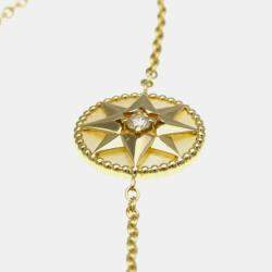 Pre Owned سوار كريستيان ديور روز ديفان ذهب أصفر عيار 18 لؤلؤة أم اللؤلؤ سوار سحر ذهب