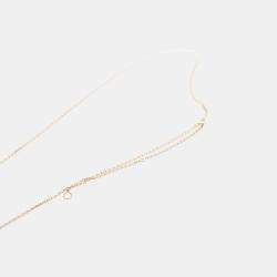 Pre Owned قلادة كريستيان ديور روز دي فينتس ميداليون متوسطة الحجم