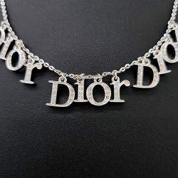 Pre Owned Christian Dior Silver Necklace