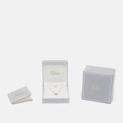 Pre Owned قلادة ديور إيتوال دي فانتس ألماس ذهب وردي عيار 18 قيراط