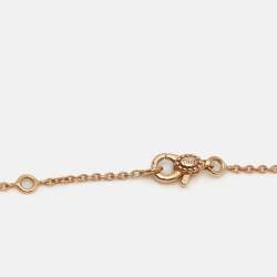 Pre Owned قلادة ديور إيتوال دي فانتس ألماس ذهب وردي عيار 18 قيراط