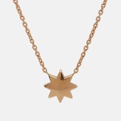 Pre Owned قلادة ديور إيتوال دي فانتس ألماس ذهب وردي عيار 18 قيراط