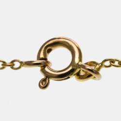 Pre Owned Christian Dior Rose Des Vents Necklace Pink Gold (18K) Opal Fashion Pendant Necklace (Pink Gold)