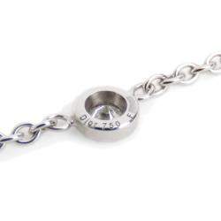 Dior Diamond 18K White Gold Pendant Necklace