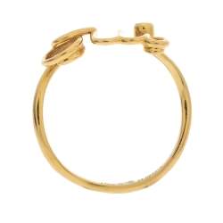 Dior Oui Diamond 18K Yellow Gold Ring Size 54