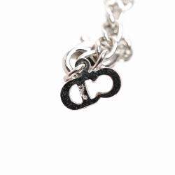 Dior Silver Logo Charm Bracelet