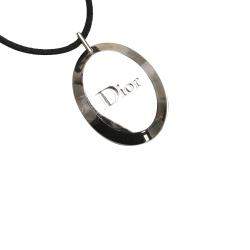 Dior Silver Cristal Boreal Lipgloss Pendant Necklace