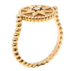 Dior Rose Des Vents Diamond 18K Yellow Gold XS Bracelet Dior