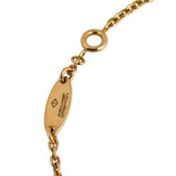 Dior Rose des Vents Diamond Turquoise 18K Yellow Gold Bracelet 