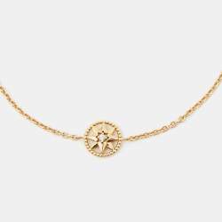 Dior Rose Des Vents Diamond 18K Yellow Gold XS Bracelet