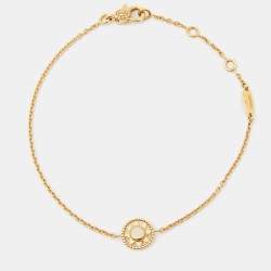 Dior Rose Des Vents Diamond 18K Yellow Gold XS Bracelet