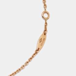 Dior Rose Des Vents Mother of Pearl Diamond 18k Yellow Gold Bracelet