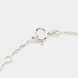 Dior Rose Des Vents Diamond Pink Ceramic Lacquer 18K White Gold Bracelet