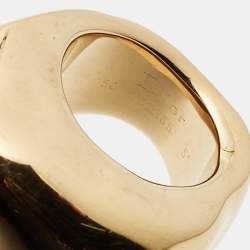 Dior Nougat 18k Yellow Gold Ring Size 51