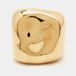 Dior Nougat 18k Yellow Gold Ring Size 51