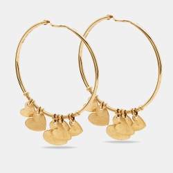Dior Creoles 18k Yellow Gold Hoop Earrings