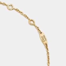 Dior Rose Celeste Multi Gemstone 18k Yellow Gold Bracelet