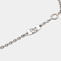 Dior Rose Des Vents Mother of Pearl Diamond 18k White Gold Bracelet