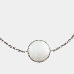 Dior Rose Des Vents Mother of Pearl Diamond 18k White Gold Bracelet