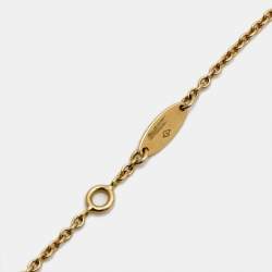 Dior Rose Des Vents Malachite Diamond 18k Yellow Gold Necklace