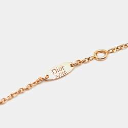 Dior Rose Des Vents Pink Opal Diamond 18k Rose Gold Bracelet