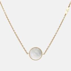 Dior Rose Des Vents Mother of Pearl Diamond 18k Yellow Gold Bracelet