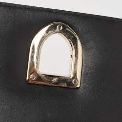 Dior Black Leather Medium Diorama Flap Shoulder Bag