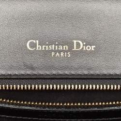 Dior Black Leather Medium Diorama Flap Shoulder Bag