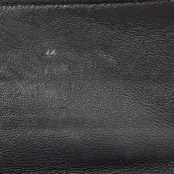 Dior Black Cannage Leather Lady Dior Continental Wallet