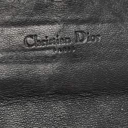 Dior Black Cannage Leather Lady Dior Continental Wallet