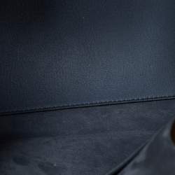 Pre Owned Dior Grey Leather Medium Studded Supple Lady Dior Tote