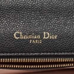 Dior Black Leather Large Diorama Flap Shoulder Bag