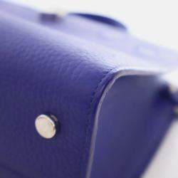 Dior Blue Leather Medium Diorever Top Handle Bag