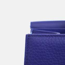 Dior Blue Leather Medium Diorever Top Handle Bag