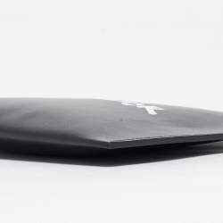 Dior Black Leather Logo Slim Pouch 