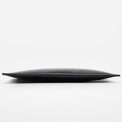 Dior Black Leather Logo Slim Pouch 