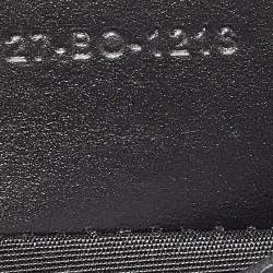Dior Black Leather Logo Slim Pouch 