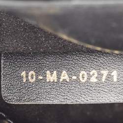 Pre Owned Dior Black Cannage Leather Micro Lady Dior Tote