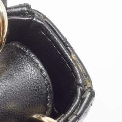 Pre Owned Dior Black Cannage Leather Micro Lady Dior Tote