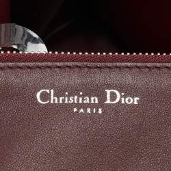 Pre Owned Dior Multicolor Leather and Python Medium Diorissimo Shopper Tote