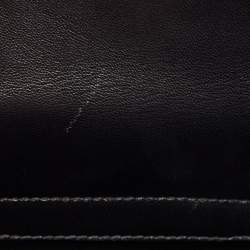 Pre Owned Dior Black Leather Large Diorever Top Handle Bag