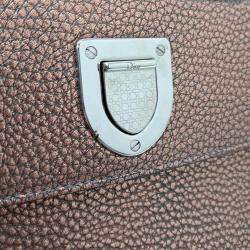 Dior Brown Leather Diorever Handbag
